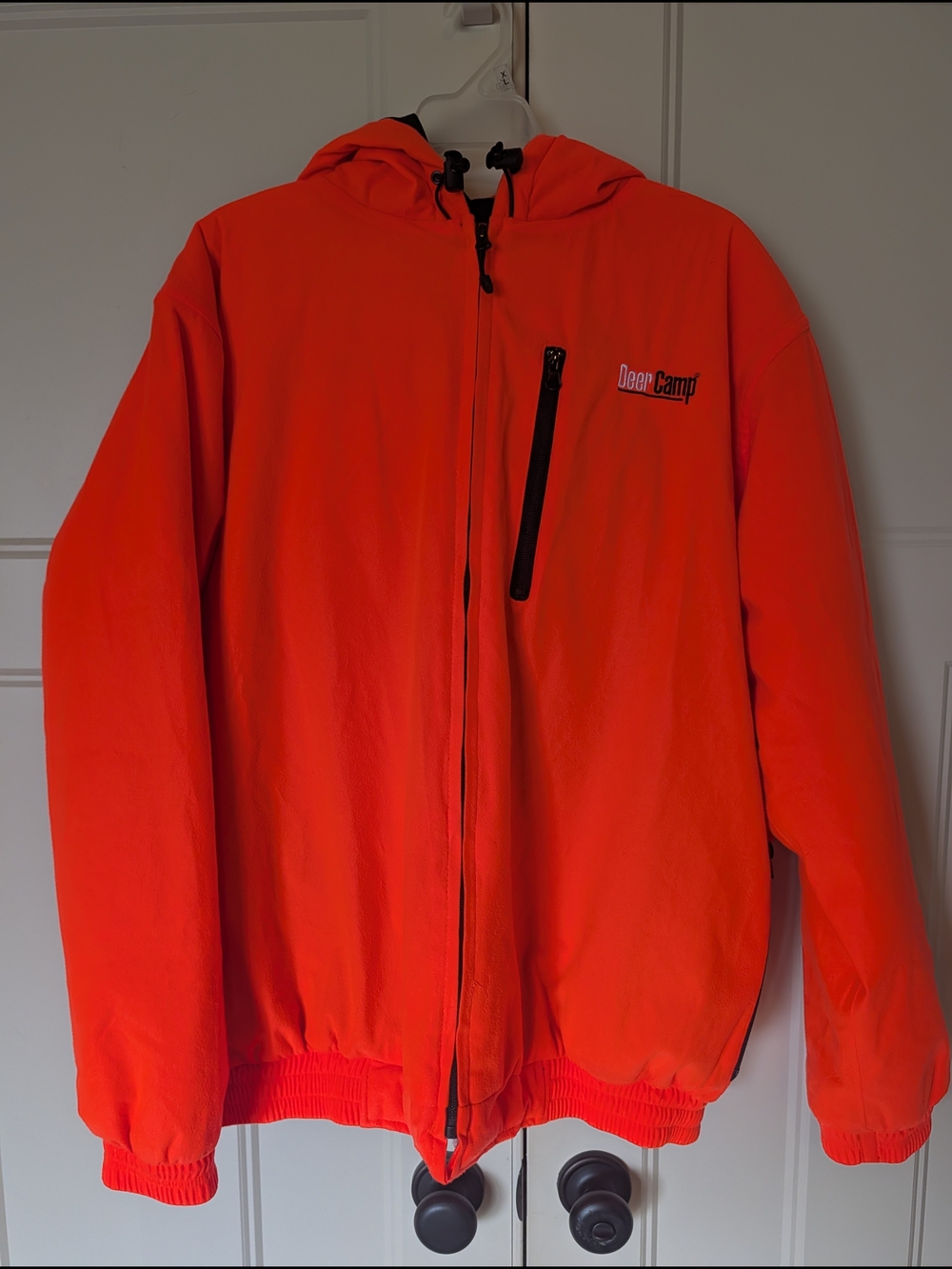 Deer Camp Men's Orange Hooded Jacket